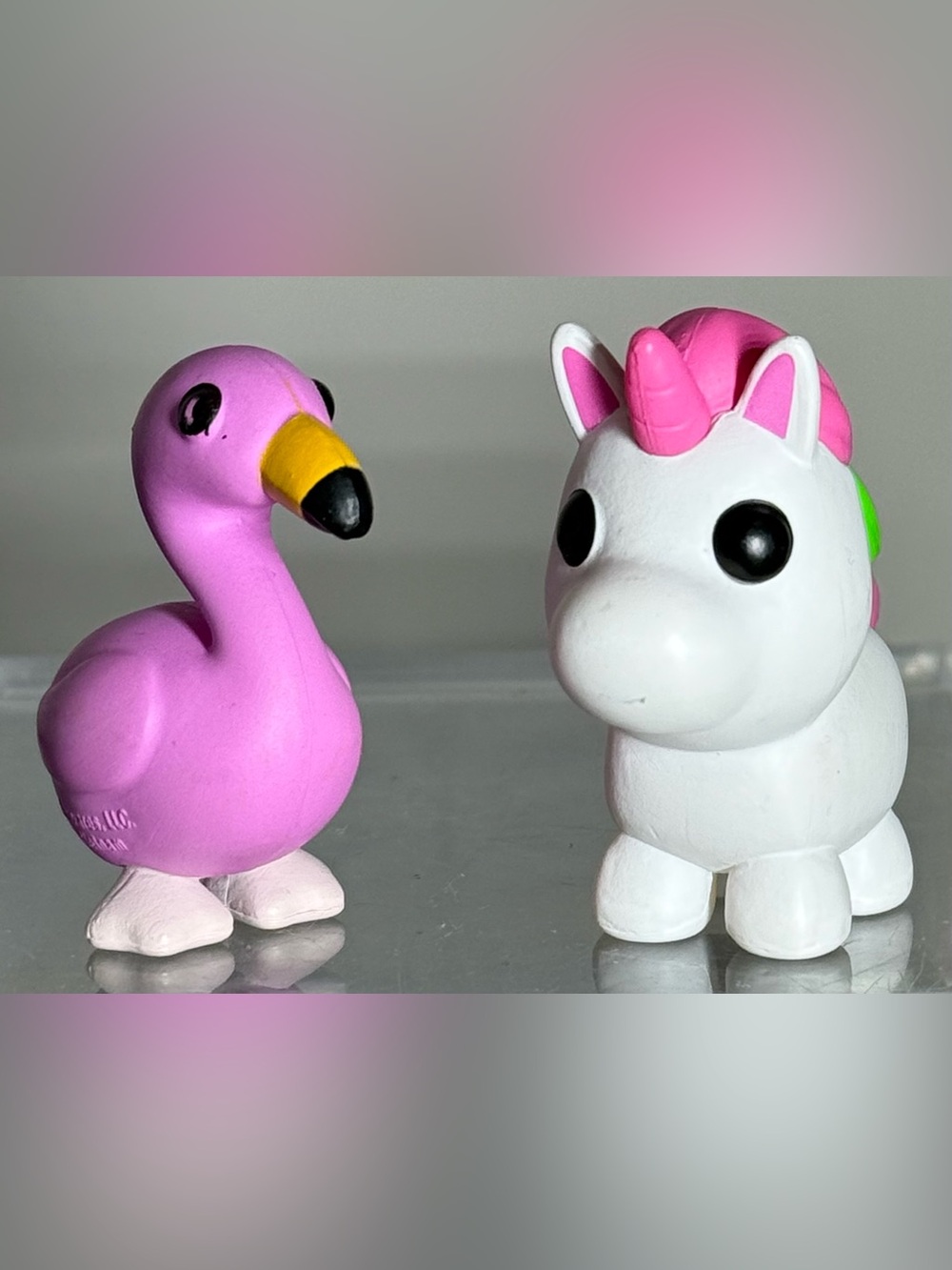 Roblox Adopt Me Mystery Pets Figures Series 1 - Unicorn & Flamingo Mini Toys